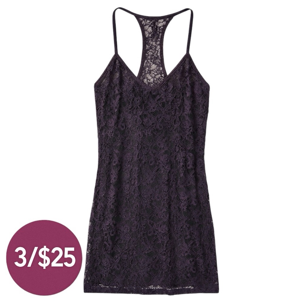 Victoria’s Secret • The Lacie Lace Nightie Tank • Black • Size L
